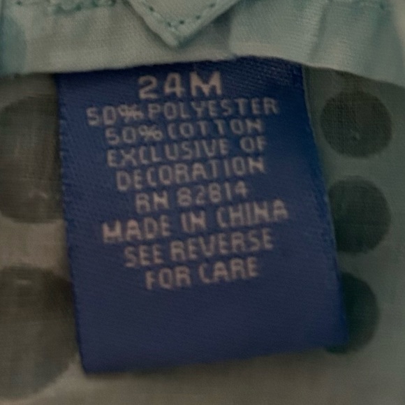 Baby Crew embroidered mermaid romper size 24 Mo - Picture 5 of 10